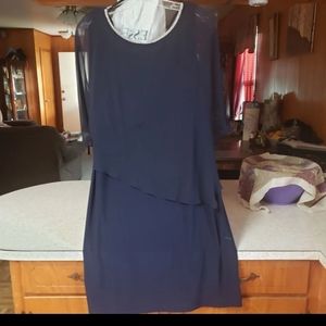 Dark blue dress